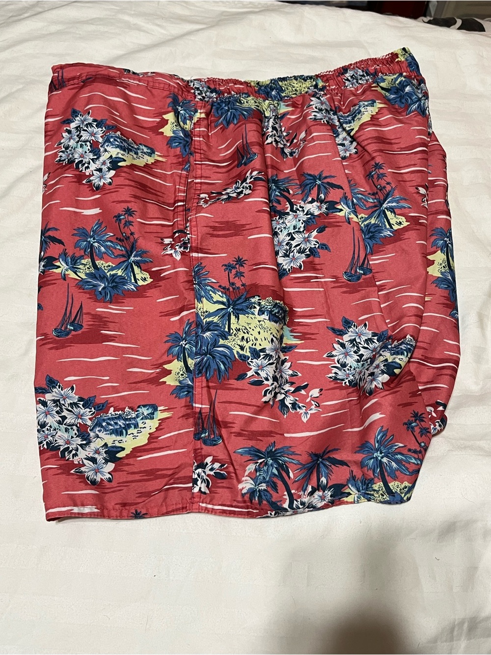 St. John's Bay Red Tropical Print Swim Board Shorts
18-23